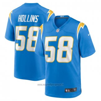 Maglia NFL Game Los Angeles Chargers Justin Hollins Blu