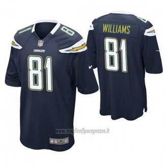 Maglia NFL Game Los Angeles Chargers Mike Williams Blu