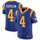 Maglia NFL Game Los Angeles Rams 4 Greg Zuerlein Alternate Blu