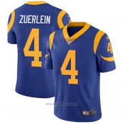 Maglia NFL Game Los Angeles Rams 4 Greg Zuerlein Alternate Blu