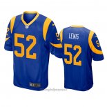 Maglia NFL Game Los Angeles Rams 52 Terrell Lewis Blu