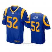 Maglia NFL Game Los Angeles Rams 52 Terrell Lewis Blu