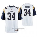 Maglia NFL Game Los Angeles Rams Malcolm Brown Bianco