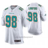 Maglia NFL Game Miami Dolphins Kendall Langford 2018 Bianco