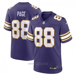 Maglia NFL Game Minnesota Vikings Alan Page Classic Retired Viola