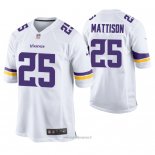 Maglia NFL Game Minnesota Vikings Alexander Mattison Bianco