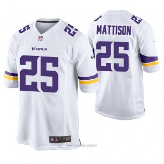 Maglia NFL Game Minnesota Vikings Alexander Mattison Bianco