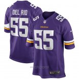 Maglia NFL Game Minnesota Vikings Jack Del Rio Retired Viola