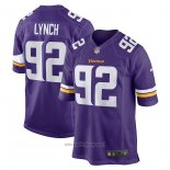 Maglia NFL Game Minnesota Vikings James Lynch 92 Viola