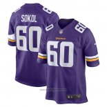 Maglia NFL Game Minnesota Vikings Josh Sokol Home Viola