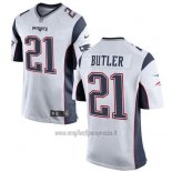 Maglia NFL Game New England Patriots Butler Bianco