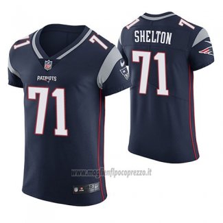 Maglia NFL Game New England Patriots Danny Shelton Blu Vapor Untouchable