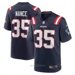 Maglia NFL Game New England Patriots Jim Nance Retired Blu