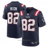 Maglia NFL Game New England Patriots Tre Nixon Blu