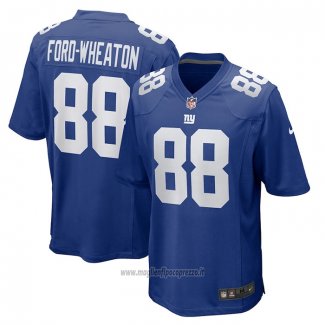 Maglia NFL Game New York Giants Bryce Ford-Wheaton Blu
