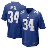 Maglia NFL Game New York Giants Sam Beal 34 Blu
