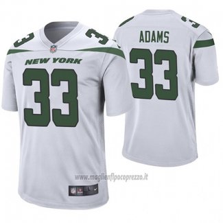 Maglia NFL Game New York Jets Jamal Adams Bianco 60 Anniversario