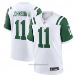 Maglia NFL Game New York Jets Jermaine Johnson Ii Classic Alternato Bianco