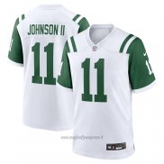 Maglia NFL Game New York Jets Jermaine Johnson Ii Classic Alternato Bianco