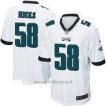 Maglia NFL Game Philadelphia Eagles Hicks Bianco