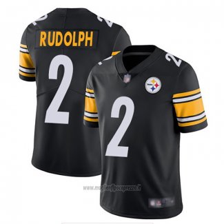 Maglia NFL Game Pittsburgh Steelers 2 Mason Rudolph Nero Bianco