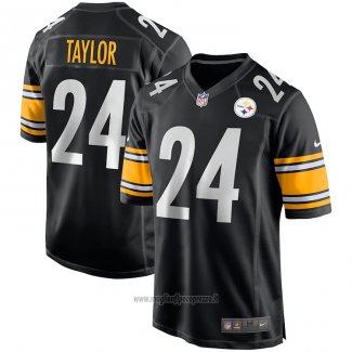 Maglia NFL Game Pittsburgh Steelers Ike Taylor Retired Nero