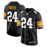 Maglia NFL Game Pittsburgh Steelers Joey Porter JR. 2023 NFL Draft Pick Nero