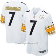 Maglia NFL Game Pittsburgh Steelers Roethlisberger Bianco