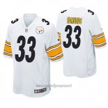Maglia NFL Game Pittsburgh Steelers Trey Edmunds Bianco