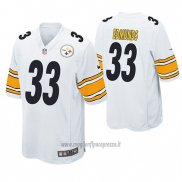 Maglia NFL Game Pittsburgh Steelers Trey Edmunds Bianco