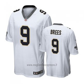 Maglia NFL Game Saints Drew Brees Bianco