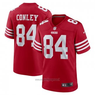 Maglia NFL Game San Francisco 49ers Chris Conley 84 Rosso