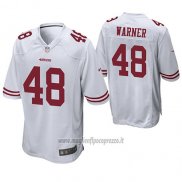 Maglia NFL Game San Francisco 49ers Frojo Warner Bianco