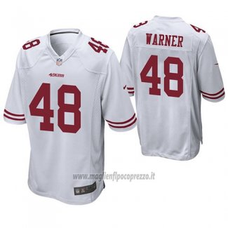 Maglia NFL Game San Francisco 49ers Frojo Warner Bianco