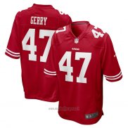 Maglia NFL Game San Francisco 49ers Nathan Gerry Rosso