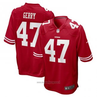 Maglia NFL Game San Francisco 49ers Nathan Gerry Rosso