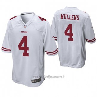 Maglia NFL Game San Francisco 49ers Nick Mullens Bianco