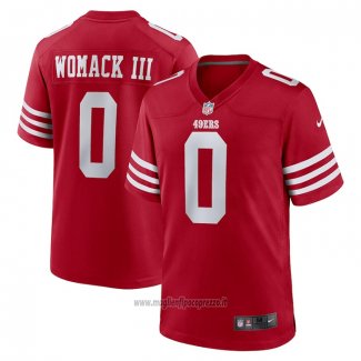 Maglia NFL Game San Francisco 49ers Samuel Womack III Rosso