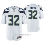 Maglia NFL Game Seattle Seahawks Chris Carson Bianco