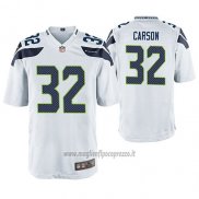 Maglia NFL Game Seattle Seahawks Chris Carson Bianco