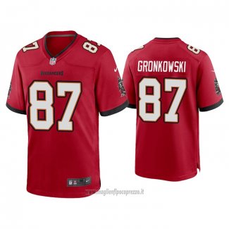 Maglia NFL Game Tampa Bay Buccaneers Rob Gronkowski Rosso