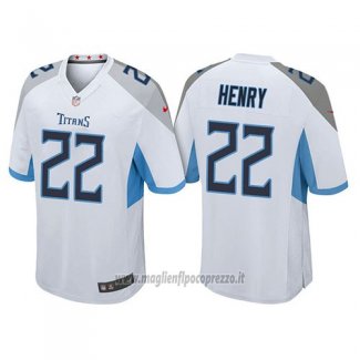 Maglia NFL Game Tennessee Titans Derrick Henry 2018 Bianco
