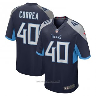 Maglia NFL Game Tennessee Titans Kamalei Correa Blu