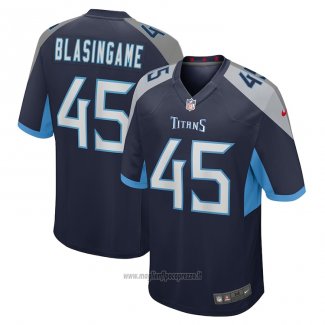 Maglia NFL Game Tennessee Titans Khari Blasingame Blu