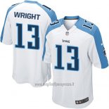 Maglia NFL Game Tennessee Titans Wright Bianco