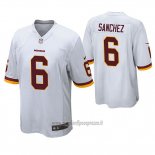 Maglia NFL Game Washington Commanders Mark Sanchez Bianco