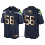 Maglia NFL Gold Game Seattle Seahawks Avril Profundo Blu