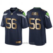 Maglia NFL Gold Game Seattle Seahawks Avril Profundo Blu