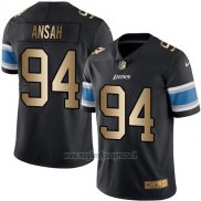 Maglia NFL Gold Legend Detroit Lions Ansah Nero