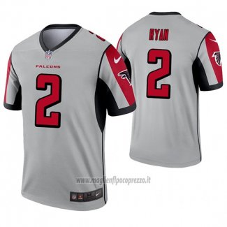 Maglia NFL Legend Atlanta Falcons 2 Matt Ryan Inverted Grigio